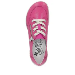 Rieker Women'S Lace-Up Shoes Magenta