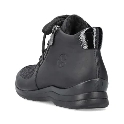 Rieker Women'S Lace-Up Shoes Deep Black