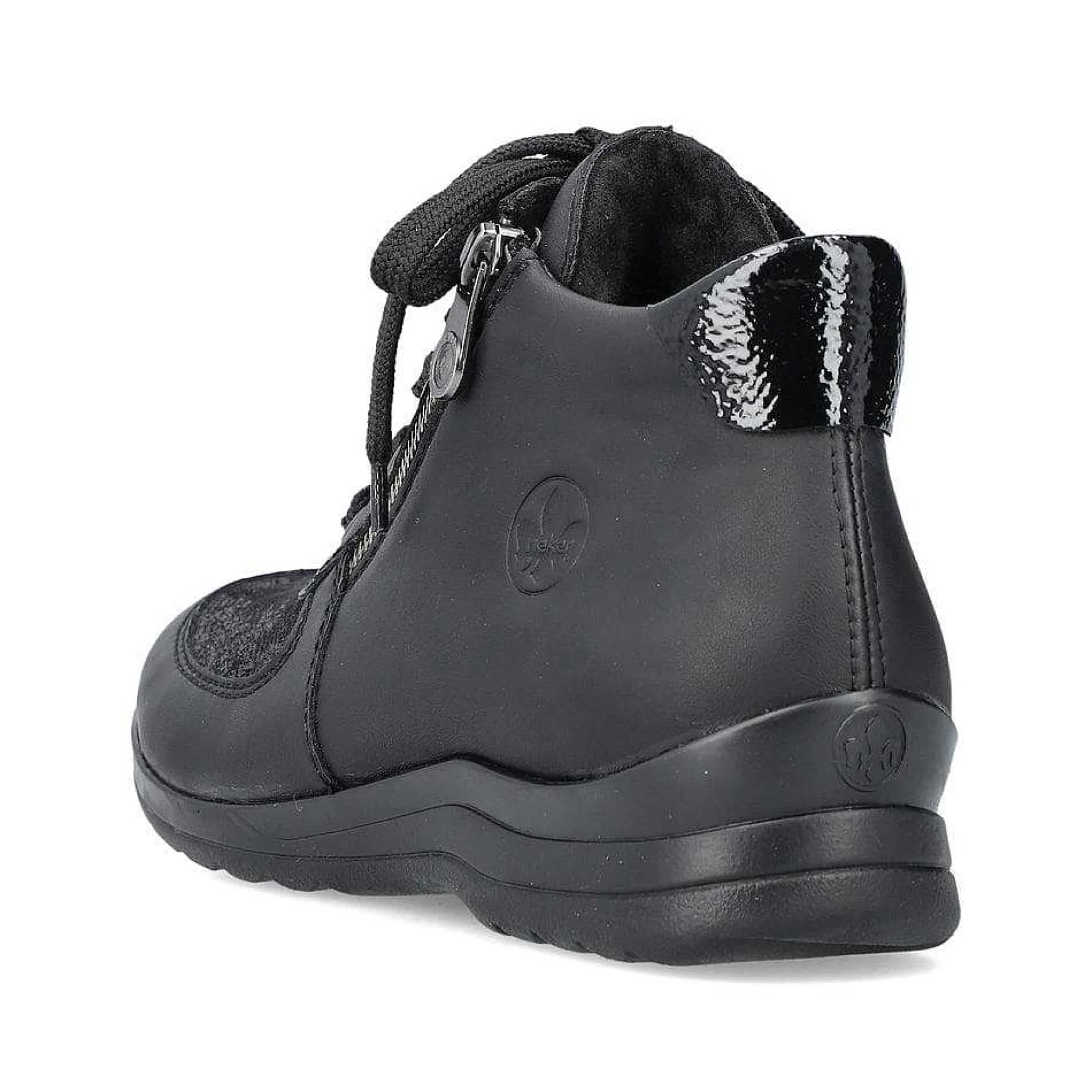 Rieker Women'S Lace-Up Shoes Deep Black