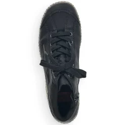Rieker Women'S Lace-Up Shoes Deep Black