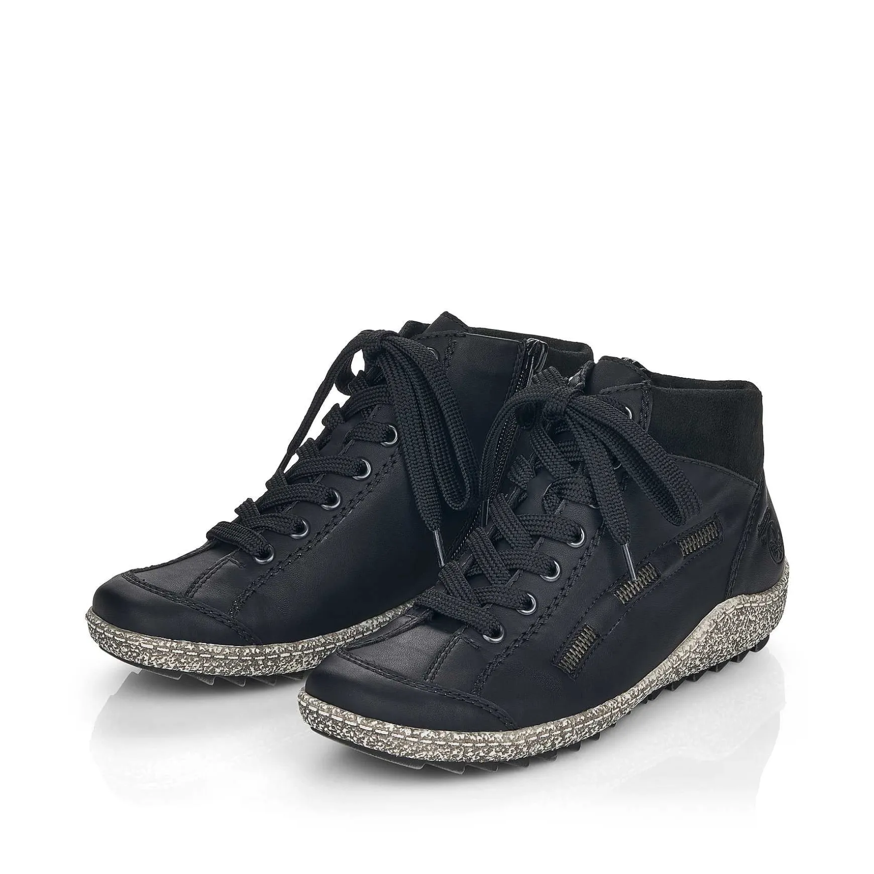 Rieker Women'S Lace-Up Shoes Deep Black