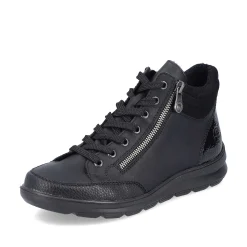 Rieker Women'S Lace-Up Shoes Deep Black