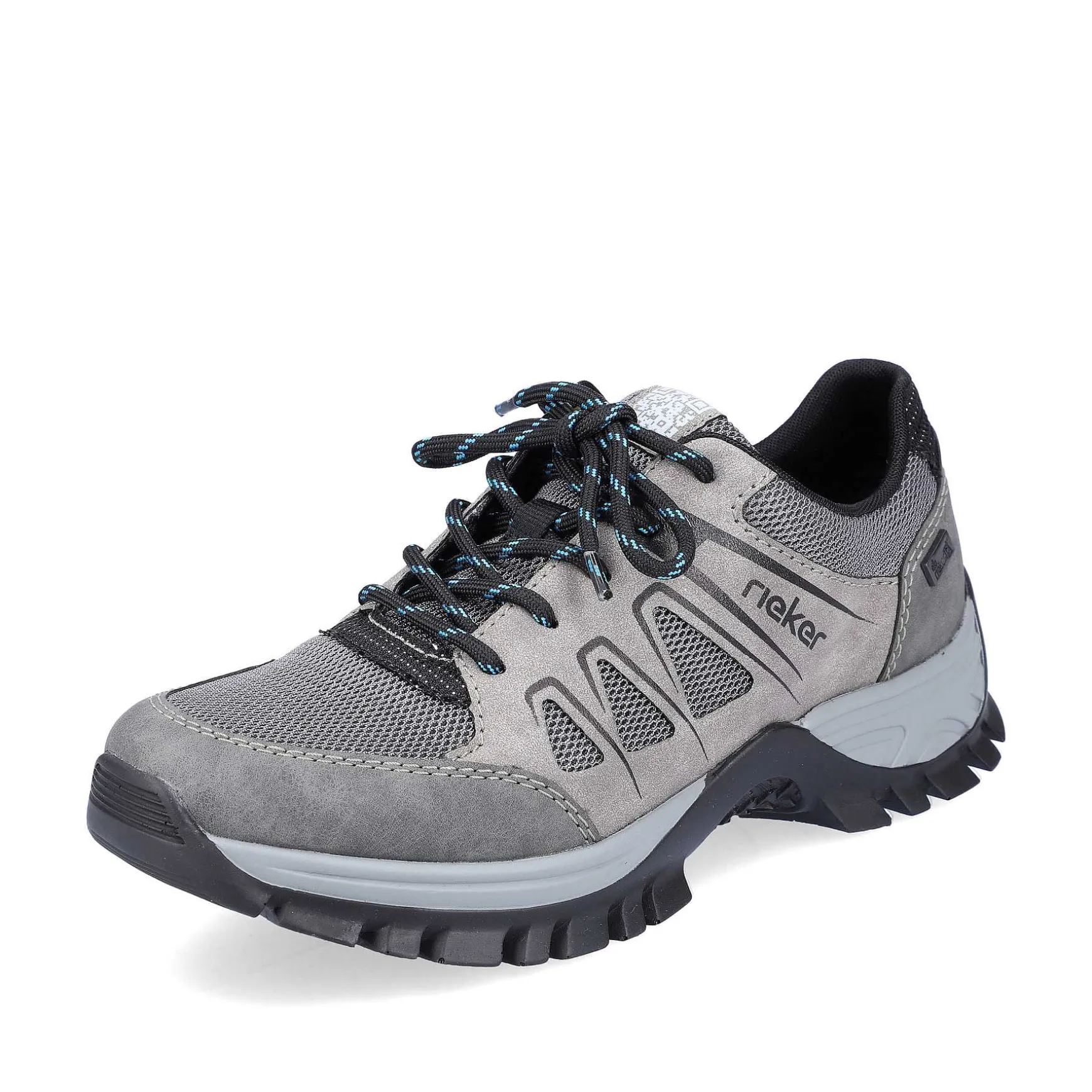 Rieker Women'S Lace-Up Shoes Steel Gray