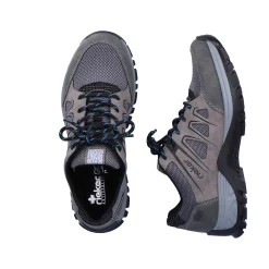 Rieker Women'S Lace-Up Shoes Steel Gray