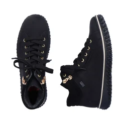 Rieker Women'S Lace-Up Shoes Deep Black