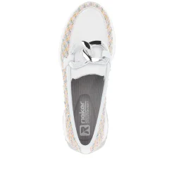 Rieker Women'S Loafer White-Multi