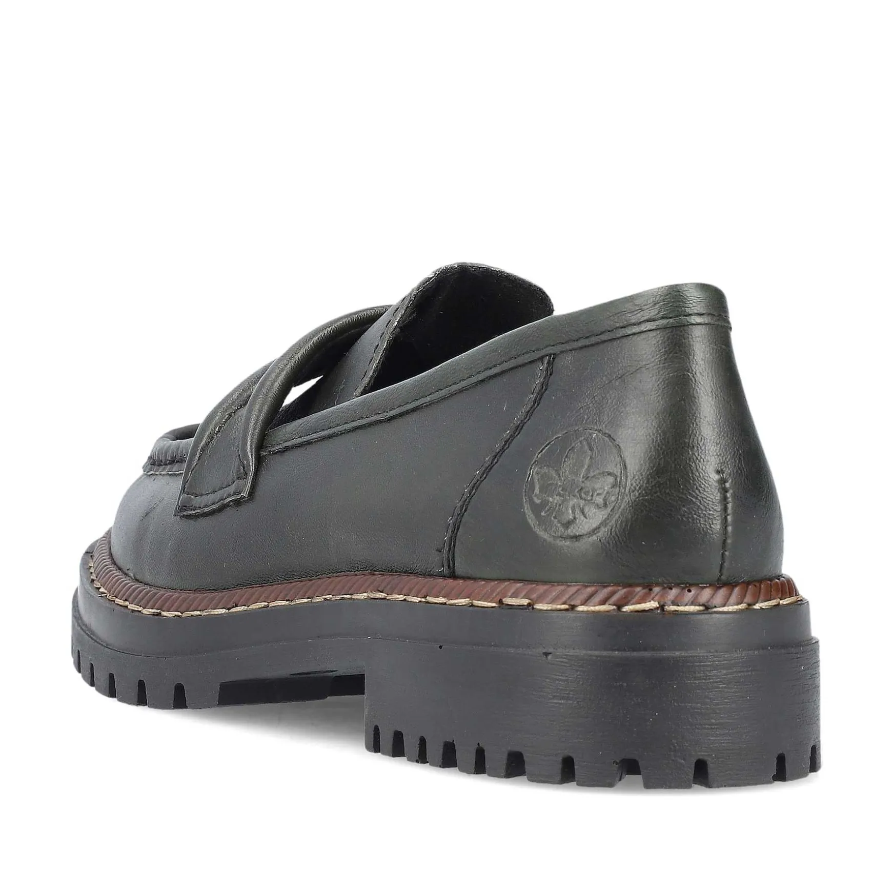 Rieker Women'S Loafers Army Green