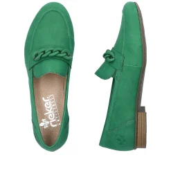 Rieker Women'S Loafers Grass Green