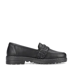 Rieker Women'S Loafers Graphite Black
