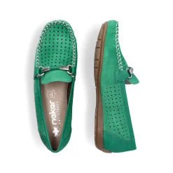 Rieker Women'S Loafers Grass Green