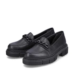 Rieker Women'S Loafers Jet Black