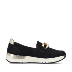 Rieker Women'S Loafers Jet Black