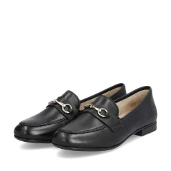 Rieker Women'S Loafers Midnight Black