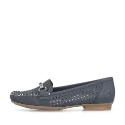 Rieker Women'S Loafers Navy Blue