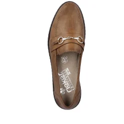 Rieker Women'S Loafers Nougat Brown
