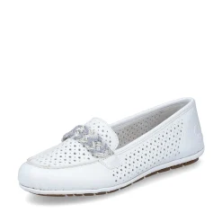 Rieker Women'S Loafers Pure White