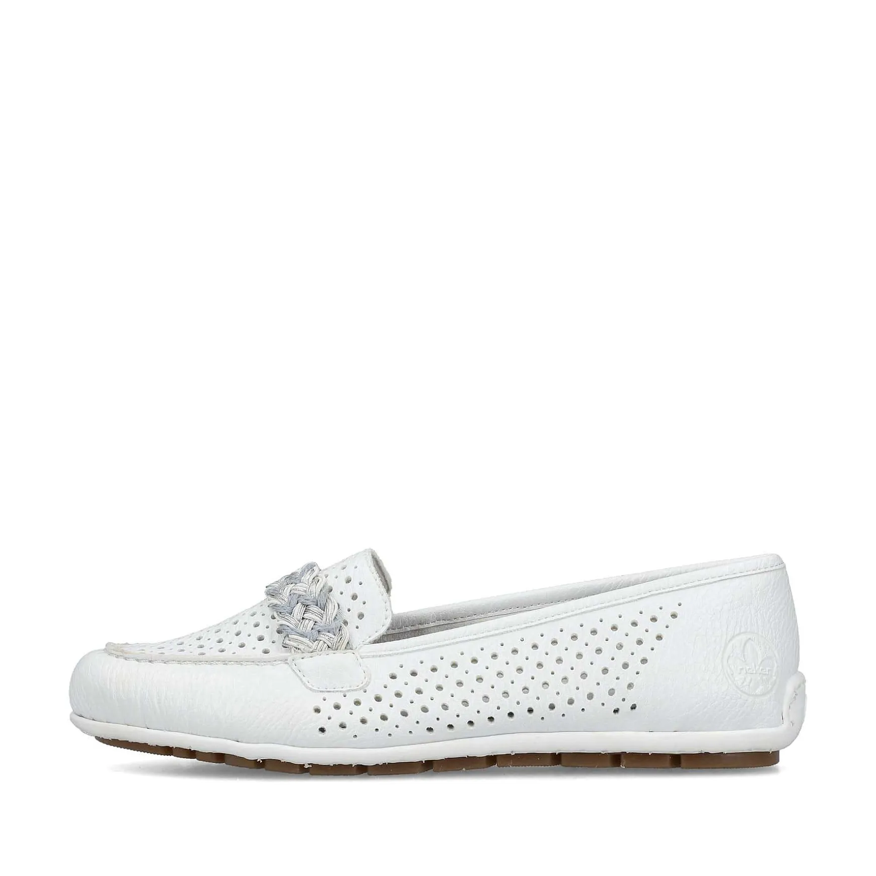 Rieker Women'S Loafers Pure White