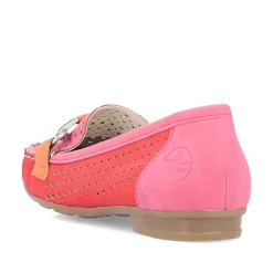 Rieker Women'S Loafers Raspberry Red