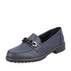 Rieker Women'S Loafers Royal Blue
