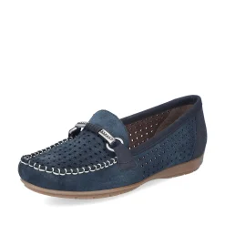 Rieker Women'S Loafers Slate Blue