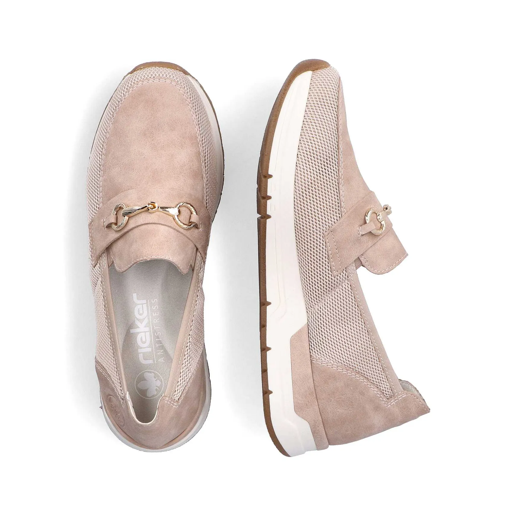 Rieker Women'S Loafers Soft Pink