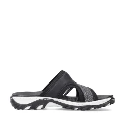 Rieker Women'S Mules Asphalt Black
