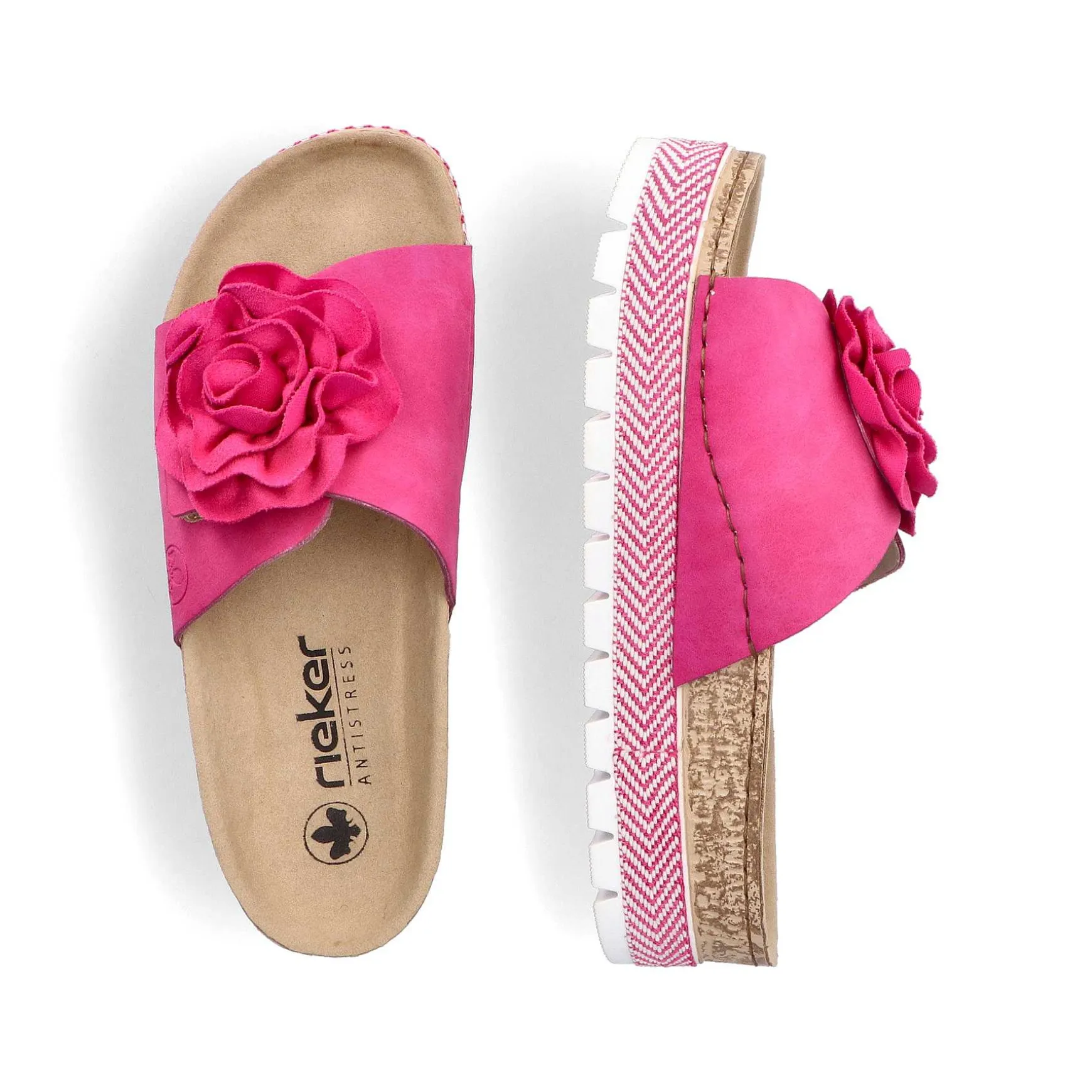 Rieker Women'S Mules Blood Pink