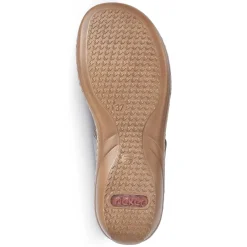 Rieker Women'S Mules Blue Gray