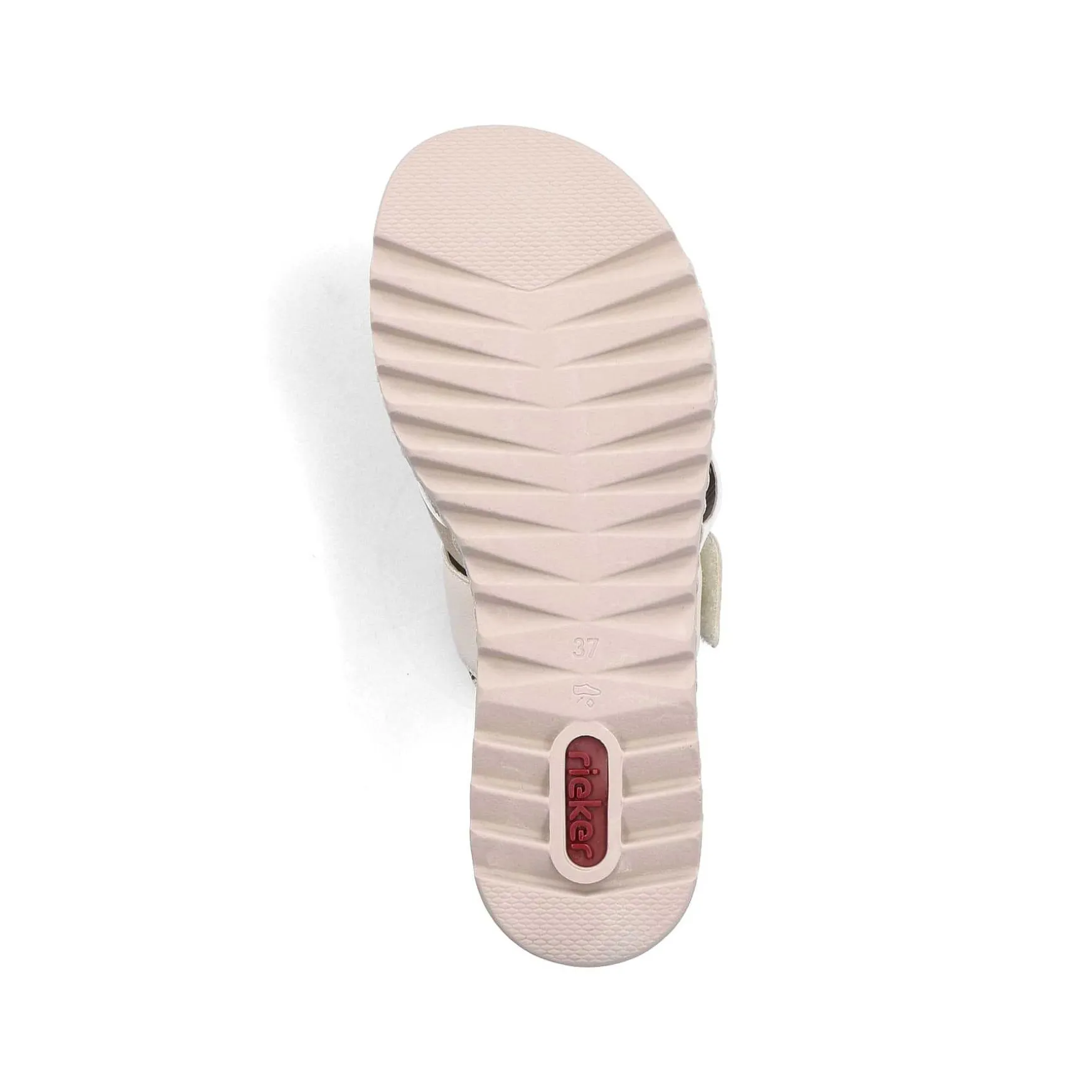 Rieker Women'S Mules Champagne Soft Pink