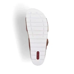 Rieker Women'S Mules Chestnut Brown