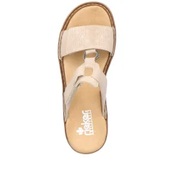 Rieker Women'S Mules Clay Beige
