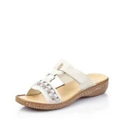 Rieker Women'S Mules Cream White