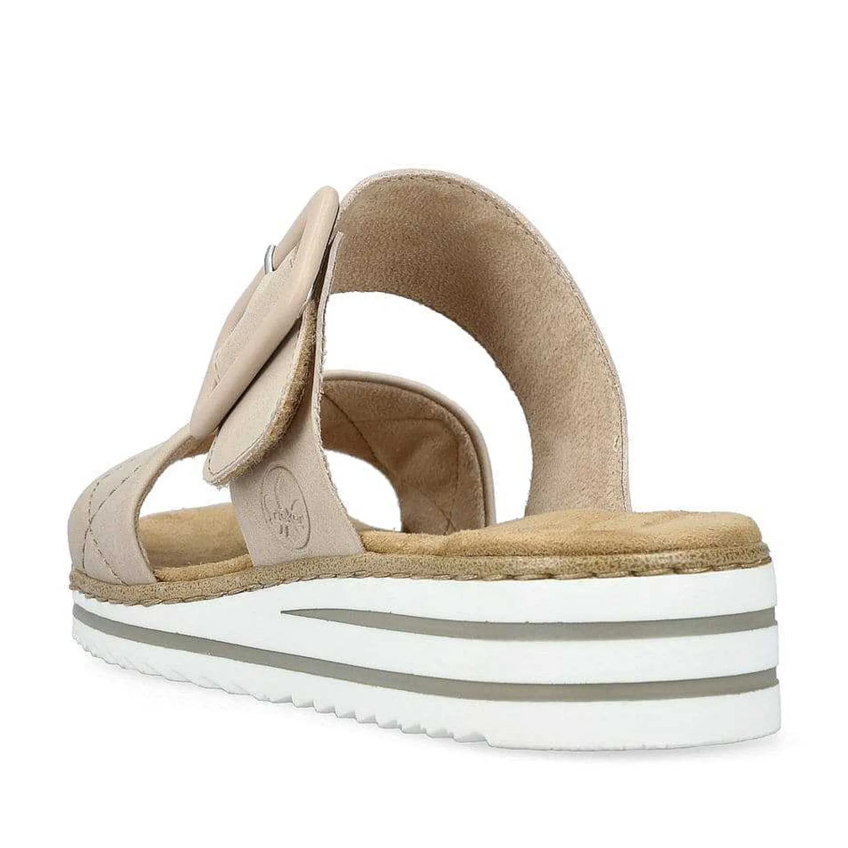 Rieker Women'S Mules Cream Beige