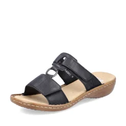 Rieker Women'S Mules Deep Black
