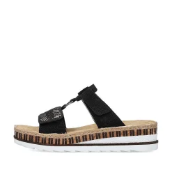 Rieker Women'S Mules Deep Black