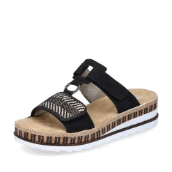 Rieker Women'S Mules Deep Black