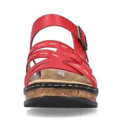 Rieker Women'S Mules Fire Red