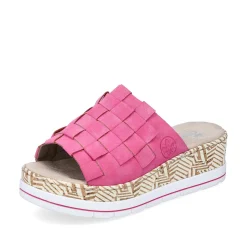 Rieker Women'S Mules Flamingo Pink