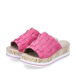Rieker Women'S Mules Flamingo Pink