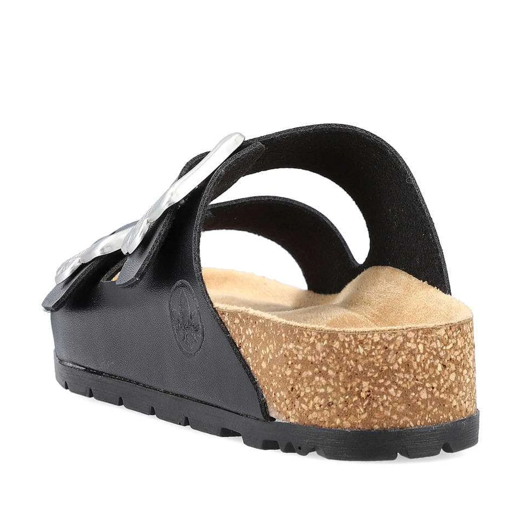 Rieker Women'S Mules Glossy Black