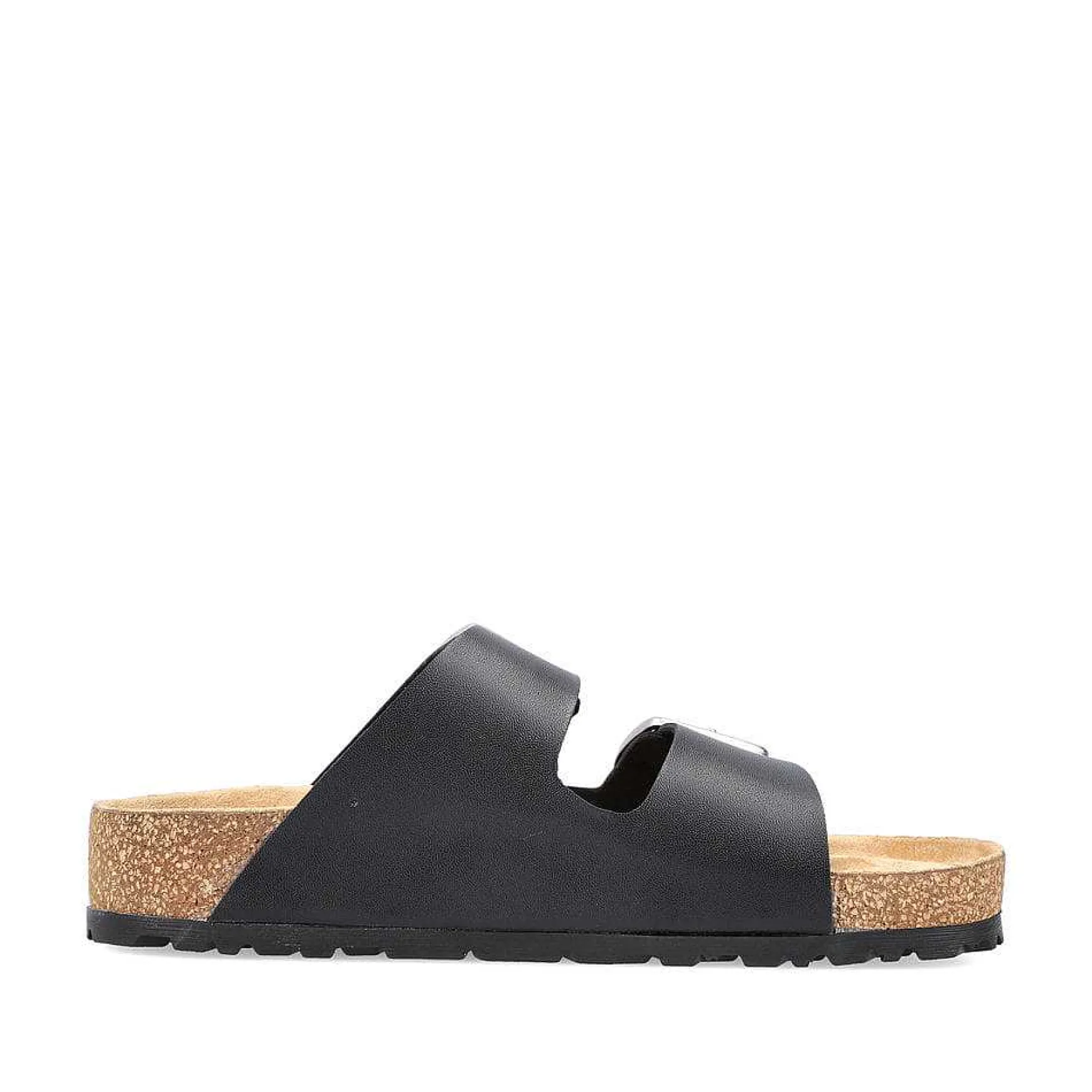 Rieker Women'S Mules Glossy Black