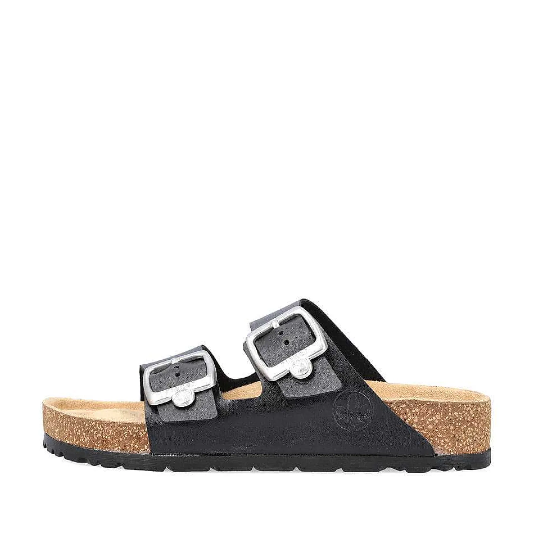 Rieker Women'S Mules Glossy Black