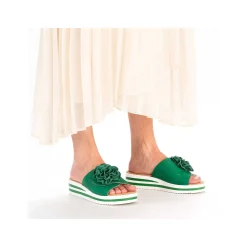 Rieker Women'S Mules Grass Green