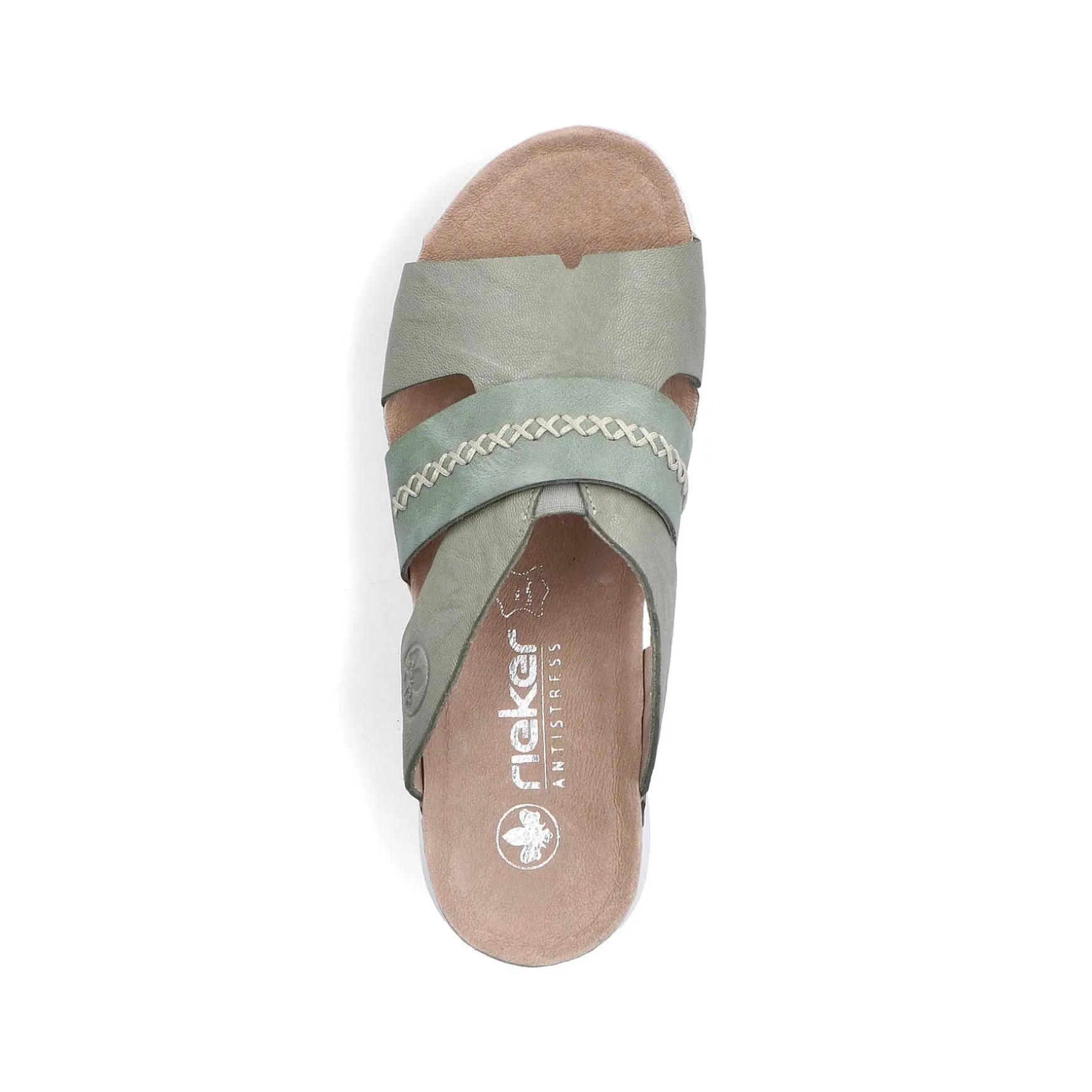 Rieker Women'S Mules Green Gray
