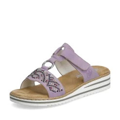Rieker Women'S Mules In Lilac Colors