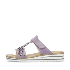 Rieker Women'S Mules In Lilac Colors