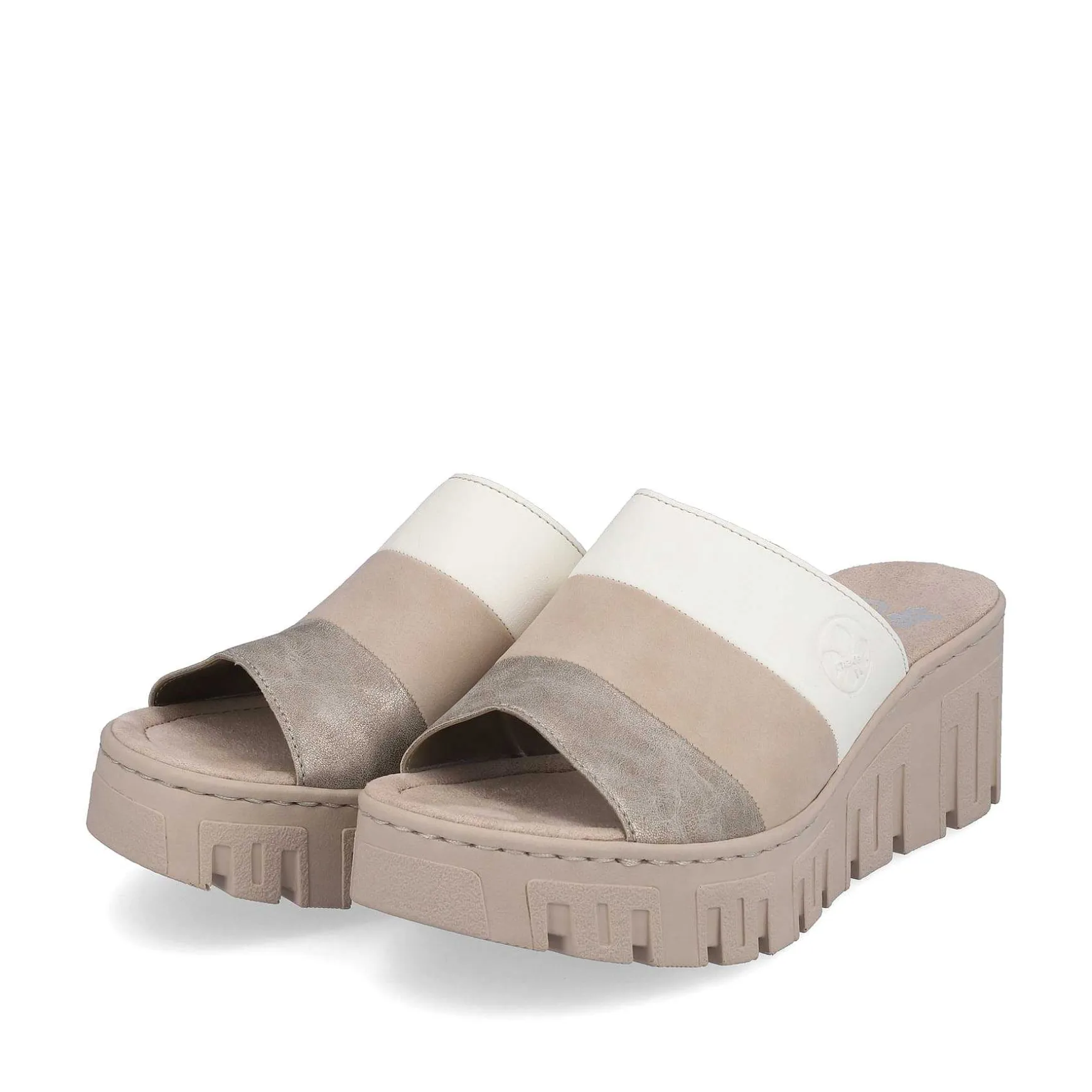 Rieker Women'S Mules Light Beige