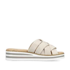 Rieker Women'S Mules Light Beige