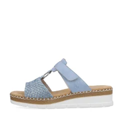Rieker Women'S Mules Light Blue