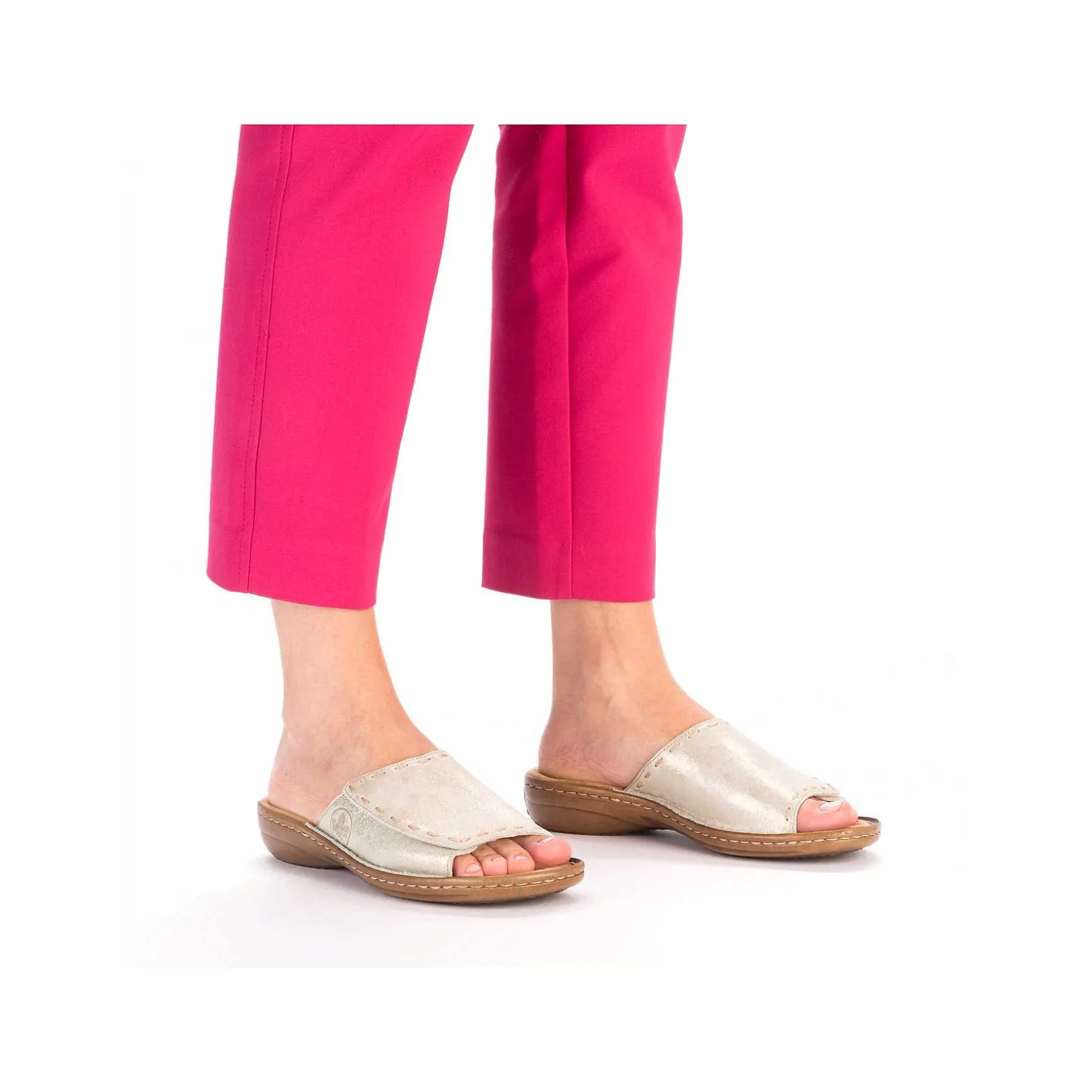 Rieker Women'S Mules Light Beige